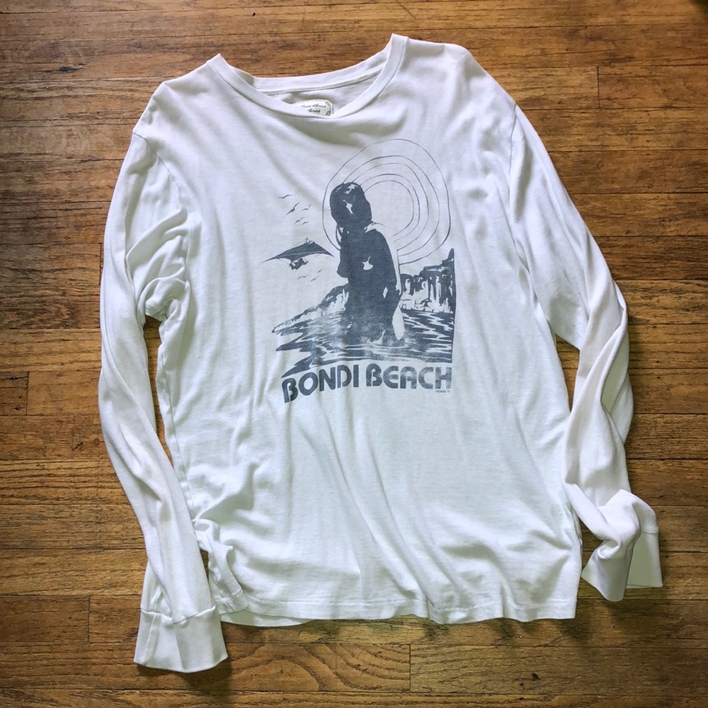 WHAT COMES AROUND GOES AROUND BONDI BEACH TEE